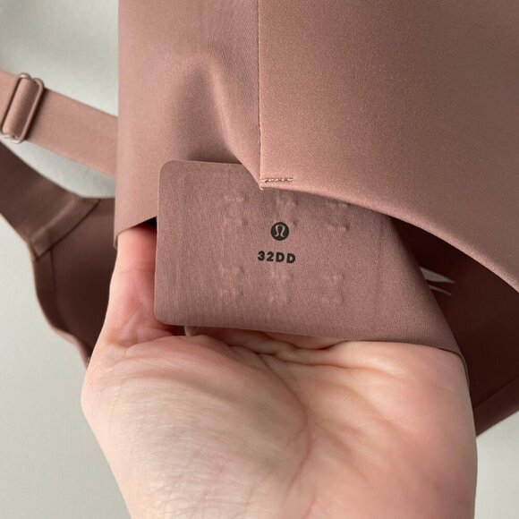 Lululemon Athletica Hold True Lightweight Yoga Bra Dusty Bronze Brown 32DD - Picture 6 of 7